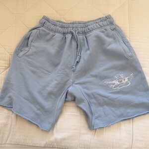Boys Lie Light Blue Angel Men's Athletic Shorts
